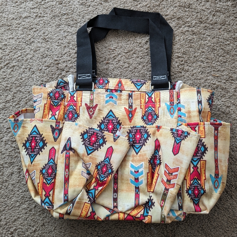 Colorful Patterned Tote Bag